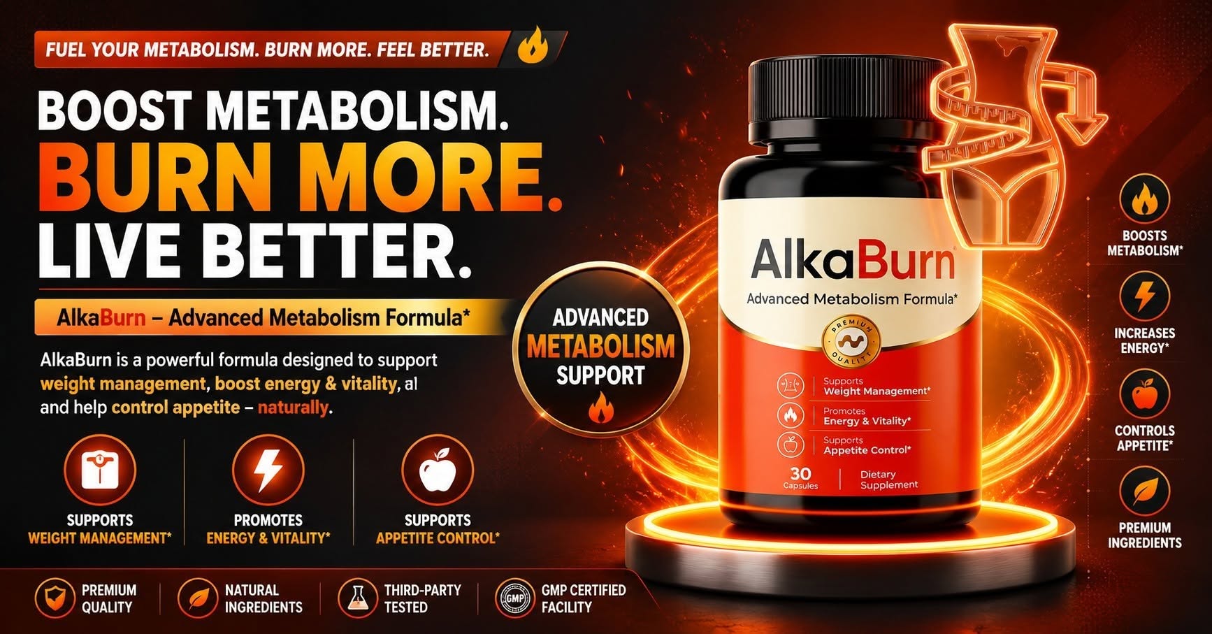 AlkaBurn Advanced Metabolism Formula